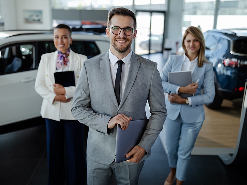 3 person Sales Team for GMC dealer