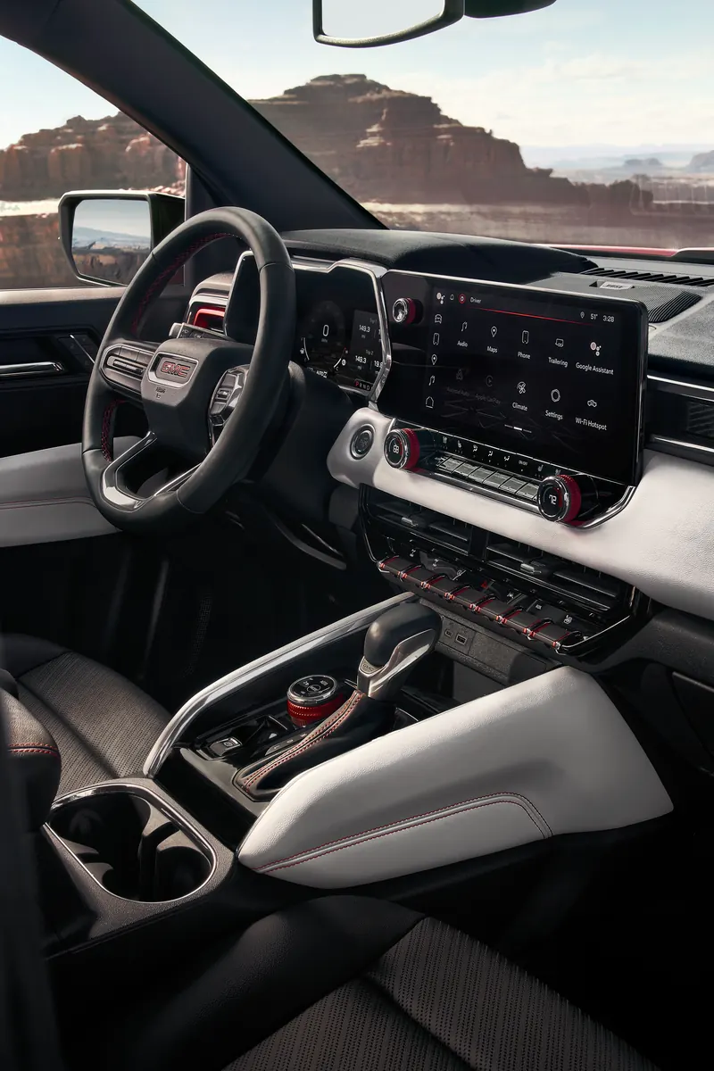 2026 GMC Canyon infotainment system at Steven Lust Automotive GMC in Aberdeen SD
