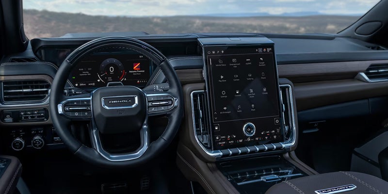 2026 GMC XL 13.4-inch infotainment touchscreen